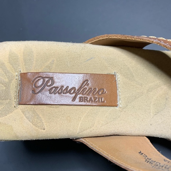 Ladies leather wedge shoes - Picture 4 of 5